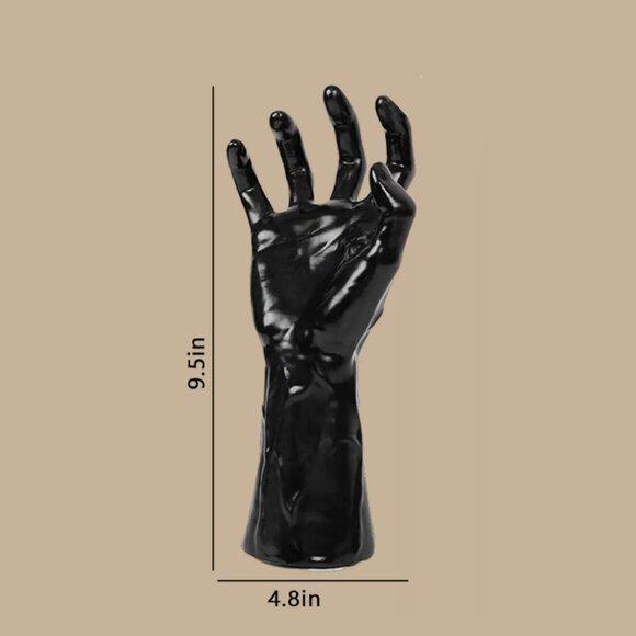 Life-Sized Wall-Mounted Spooky Hands with Candles – 3X - Picture 4 of 10